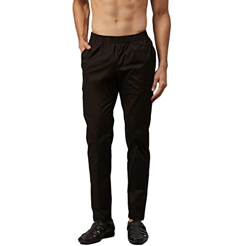 See Designs Black Cotton Regular Fit Pyjamas_Sdpj103L