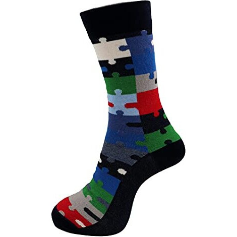 Rc. Royal Class Men's Calf Length Pure Cotton Multicolored Socks (Pack Of 5 Pairs)