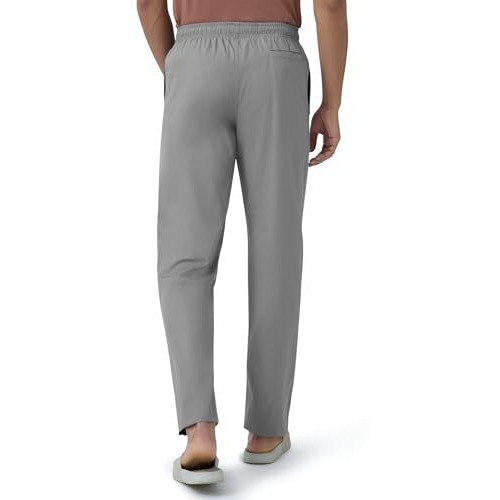 Xyxx Men Combed Cotton Pyjama, Relaxed Fit, Solid, Pack Of 1, Xypyjm49M, Ash Grey, M