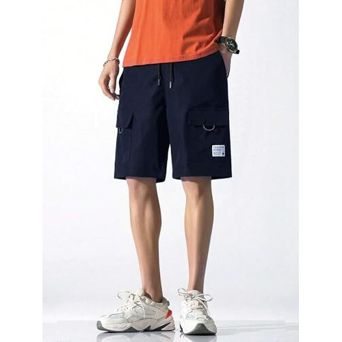 Lymio Men Shorts || Men Shorts Cotton || Men Shorts Casual (Blue-2Xl)