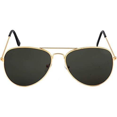 Dervin Aviator And Rectangular Men's And Women's Sunglasses Combo (Black) - Pack Of 2