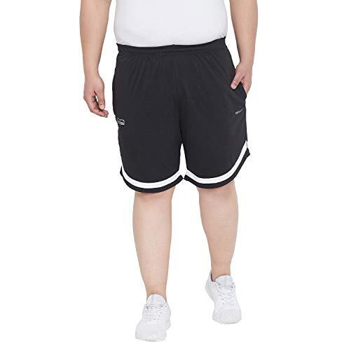 Bigbanana Men's Regular Fit Shorts (Jesty,Black,6Xl)