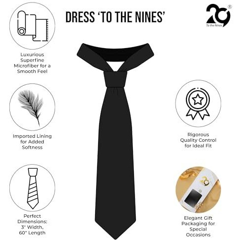 To The Nines Men's Red Polyester Tie, Pocket Square, Cufflinks & Lapel Pin (Red3)