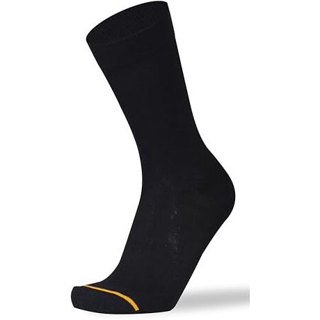 Rc. Royal Class Men's Cotton Calf Length Black Solid Socks (Pack Of 5 Pairs)