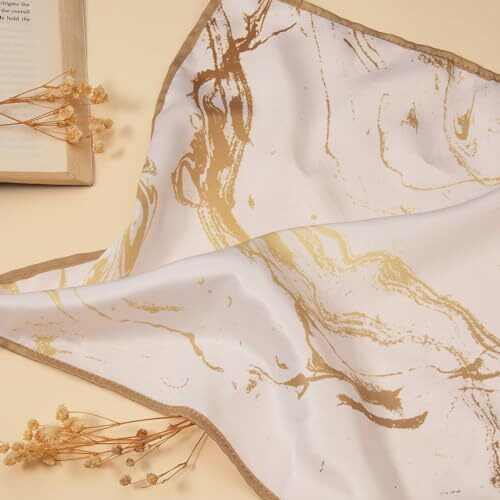 To The Nines Men's White Pocket Square