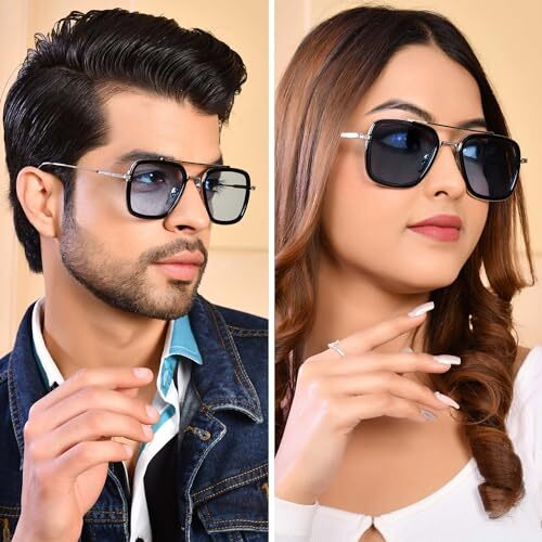 Royal Son Square Uv Protected Men Women Sunglasses