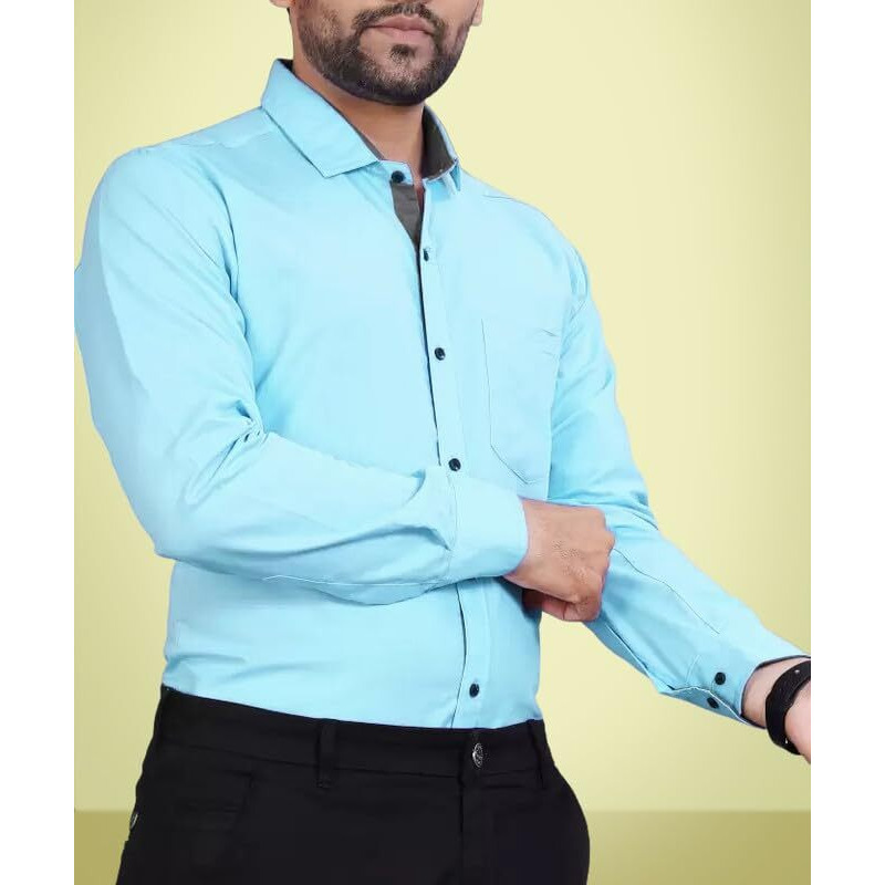 Pinkmint Shirt For Men Ll Cotton Blend Combo Shirt Ll Spread Collar MenS Shirt Ll Formal Shirt (Pack Of 3)