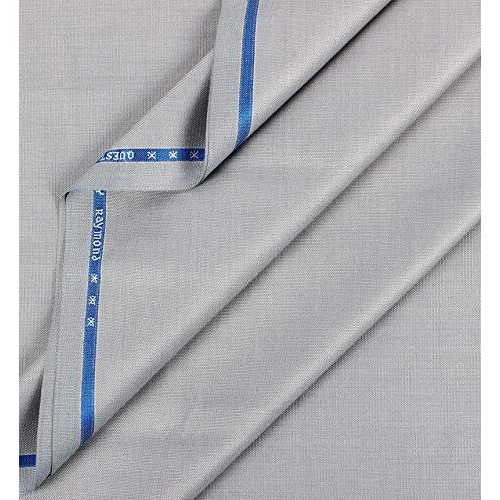 Raymond Trouser Fabric 1Pc 1.3 Meter Trouser Length For Men's Solid Grey