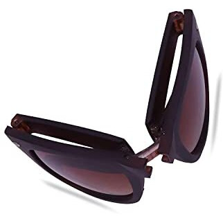 Usarmani Unisex Adult Square Uv Protected Sunglasses Brown Frame Brown Lens One Size Pack Of 1