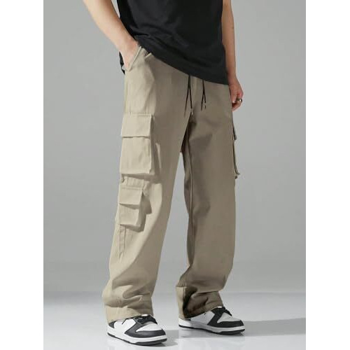 Tagas Men Cargo Pants || Trousers Casual Pant || Cargo Pant || Pant || Track Pant For Man ||Men Cargo Pants Cotton||(Mc-9) Khaki