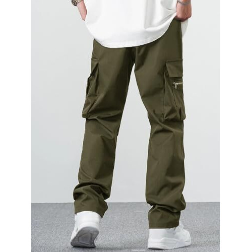 Truies Men Cargo || Men Cargo Pants || Men Cargo Pants Cotton || Cargos For Men (Cargo 05) Green