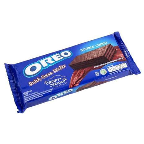 Oreos Double Chocolate Dutch Cocoa Crispy Wafer Biscuit Filled With Rich, Creamy Chocolate Creme 2 X 117Gm Each (Imported)
