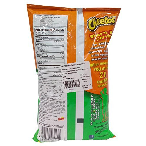 Cheetos Cheese Snacks - Cheddar Jalapeno, 226.8G Pouch
