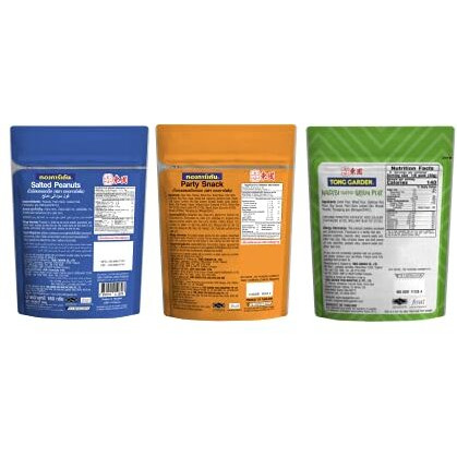 Tong Garden Imported - Healthy Munching Snacks(Party Snacks 160G*1, Salted Peanuts 150G*1, Wasab Green Peas 160G*1)