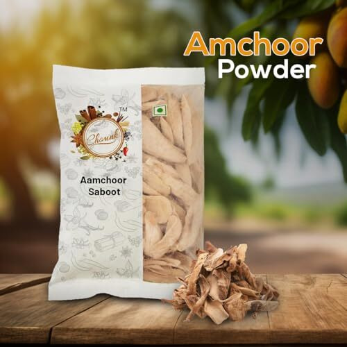 Chounk Dried Amchoor Whole | Amchur Dried Mango Slice | Natural Amchur Sabut With No Added Preservatives & No Additives | Aamchur Dry Mango Slice -100 Grams