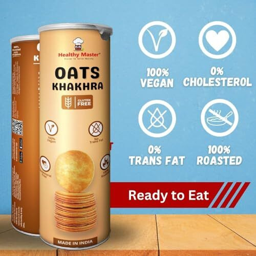 Healthy Master Roasted Khakhra Combo 300G (100G Each) | (Oats Khakhra,Flax Seeds Khakhra,Ragi Beetroot Khakhra) | Healthy Snacks