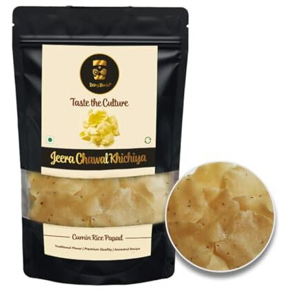 Being Bania Rice Papad, Rajasthani Khichiya-215 Gram|Masala Rice Khichiya|Jeera Chawal Khichiya