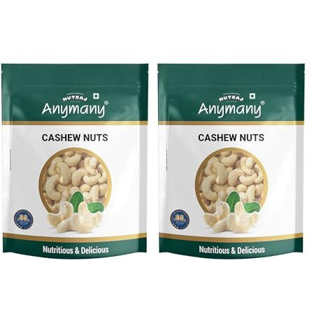 Nutraj Cashews 1 Kg (500G X 2) Pouch | Kaju | Dry Fruits And Nuts | Grocery