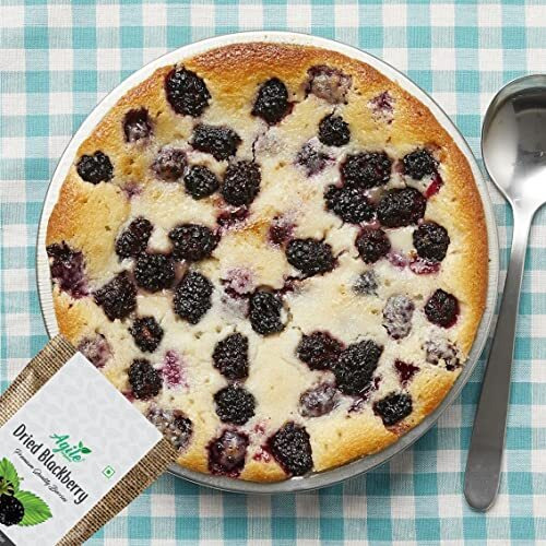 Agile Organic Dried Blackberry 100Gm | Dried Blackberries Dry Fruits | Dehydrated, Gluten Free & Vegan