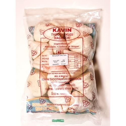 Kavin Thoothukudi Original Cashew Macroons - Pack Of 3 X 100G (300G)
