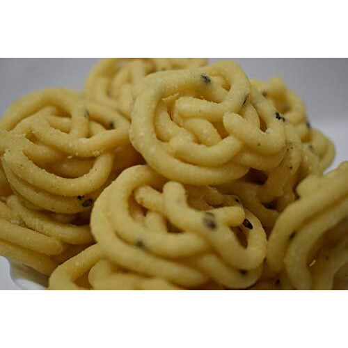 Allan Condiments -Ready To Eat South Indian Snacks Handmade Ari Murukku/Homemade / 270 Grams
