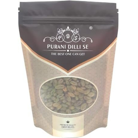 Purani Dilli Se The Best One Can Get Dried Kishmish Moti/Gol Pure Kandhari Organic Green Raisins Aaa Grade (400Gm)
