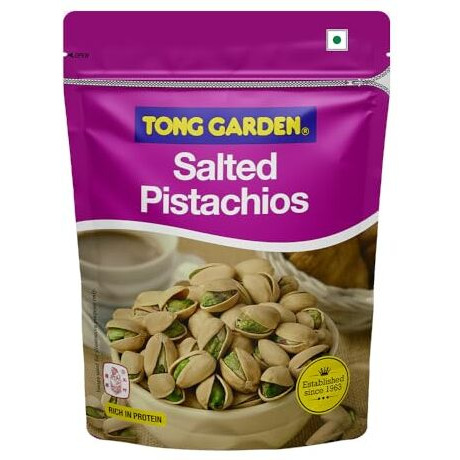 Tong Garden Imported 380G Salted Pistachios | Pista Dry Fruit | Delicious & Nutritious | Rich In Dietary Fiber & Protein - (Pack Of 1)