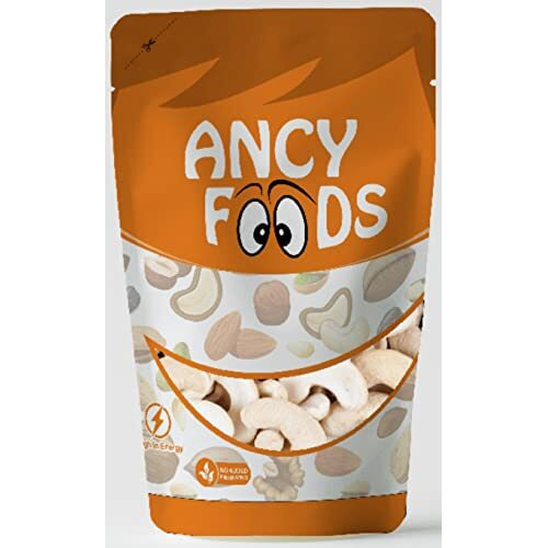 Ancy 100% Natural Cashews Kernels 2 Piece Split Nut, Big Size, (Kaju 2 Tukda) Dry Fruit,, 2 X 250 G