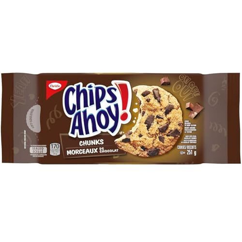 Mondelezz International Chips Ahoy Semi Sweet Chocolate Chunks Cookies Biscuit, 251 Grams (From Usa)