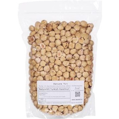 Naturevit Premium Hazelnuts, 200G | Healthy & Delicious Hazel Nuts For Eating, Raw & Dehulled For Making Chocolate Spread, Healthy & Tasty Dry Fruits