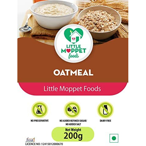 Little Moppet Foods Oatmeal- 200G