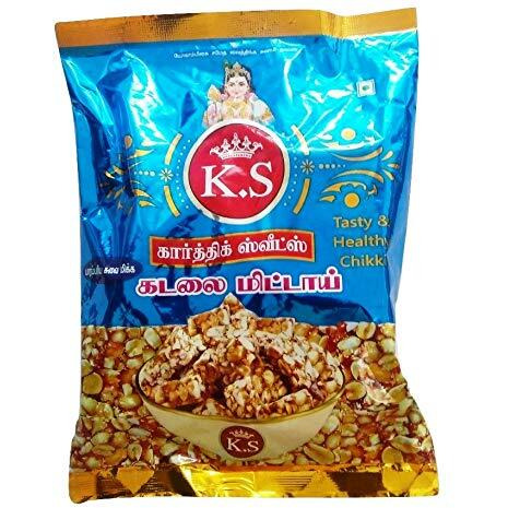 S Seenivasan Special Pepper Sev 250G | Special Big Mixture 250G | Kovilpatti Kadalai Mittai 250G - Pack Of 3 (750G)