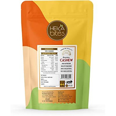 Heka Bites Daily Cashews (Kaju) 450 G (Pack Of 2) W400