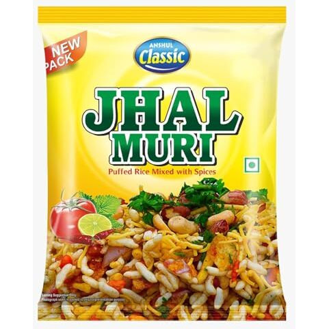 Anshul Classic Jhalmuri Mixture Pack Of 5 Each Pack 200 Gram