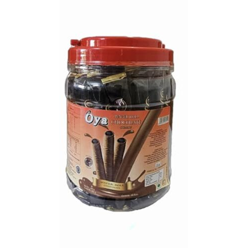 Oya Cigarku Chocolate Flavoured Sticks  Premium Chocolate Rolls, | Wafer Biscuit Snacks, Wafer Rolls Filled With Chocolate, Wafer Stick Chocolate, Wafer Rolls, Delicious, Crunchy And Crispy, Luxury Chocolate, Ideal Gifting Option | (Cigarku Rolls) (450G)