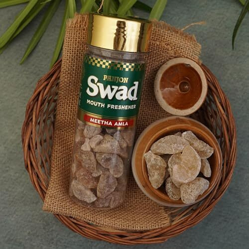 Panjon Swad Meetha Amla Candy Mukhwas | Digestive Mouth Freshener | Hygienically Packed Traditional Pachak | Tasty Mouthfresheners | After-Meal Snack | Dry Mukhwas.