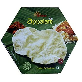Roshnee Appalam | Set Of 2 300 Gms. Roshnee Appalams For That Authentic South Indian Papad Taste. Gluten Free. No Chemicals Or Artifical Ingredients.