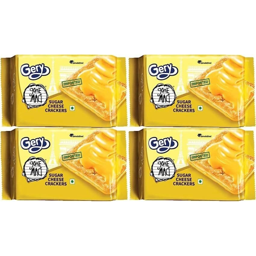 Gery Cheese Cracker Biscuits 110Gm (4 Packs)