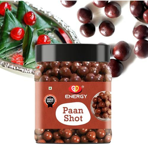 Gd Energy Paan Shots | Instant Paan Shots | Mouth Freshener, Mukhwas | Pan Flavor Candy (1Kg)