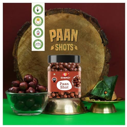 Gd Energy Paan Shots | Instant Paan Shots | Mouth Freshener, Mukhwas | Pan Flavor Candy (1Kg)