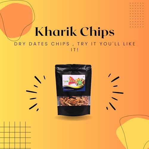 Leeve Dry Fruits Premium Dates Slice 200 Gm | Kharik Chips | Yellow Dry Date Sukha Khajoor | Healthy Immunity Booster