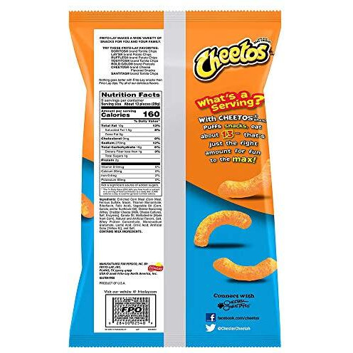 Cheetos Puffs Chester Cheetah, 2 X 255.1 G