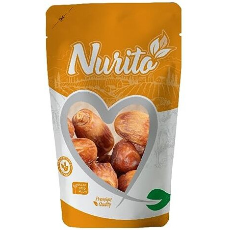Nurito Premium Dates (Yellow Dates/Khajoor, 500 Gm), Fresh