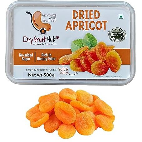 Dry Fruit Hub Dried Apricot Seedless 1Kg Turkish Premium Apricots, Apricot Dry Fruits, Apricot Kernels