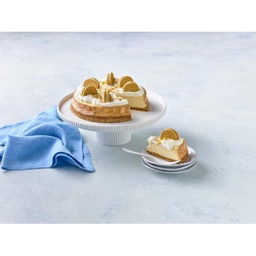 Oreos Double Stuff New York Cheesecake Vanilla Flavoured With Double Zesty Cheesecake Sandwich Cookies, Each 131G X Pack Of 2 (From Indonesia)
