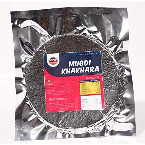 Gopcy Mugdi Khakhra 800Gm (Pack Of 4)