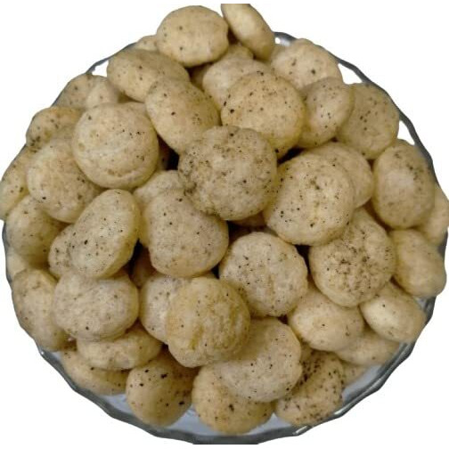 P P Foods Roasted Jowar Puff Kali Mirchi 400 Gm (Pack Of 2, 200Gm Each)