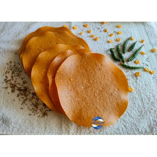 Sahakar Corn Papad/Makka Papad/Khichiya Papad 400 Grams (1 Pack Of 400 Gram)