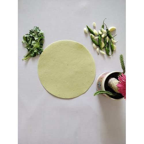 Sahakar Green Garlic Chilli Urad Papad 400 Grams (2 Packs Of 200 Grams)