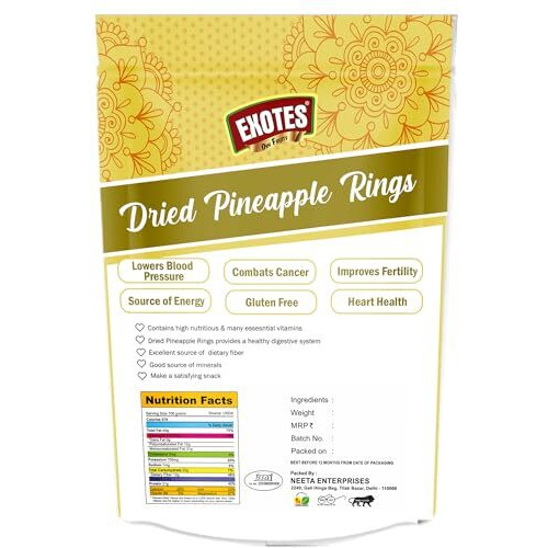 Exotes Dried Pineapple Ring -200 Grams